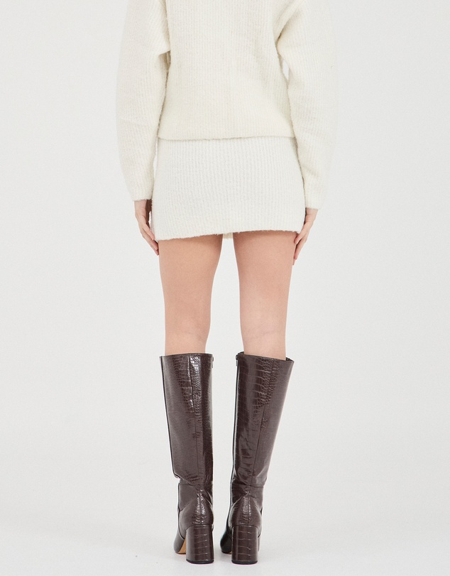 FRIEND of AUDREY - Nyra Boucle Knit Mini Skirt