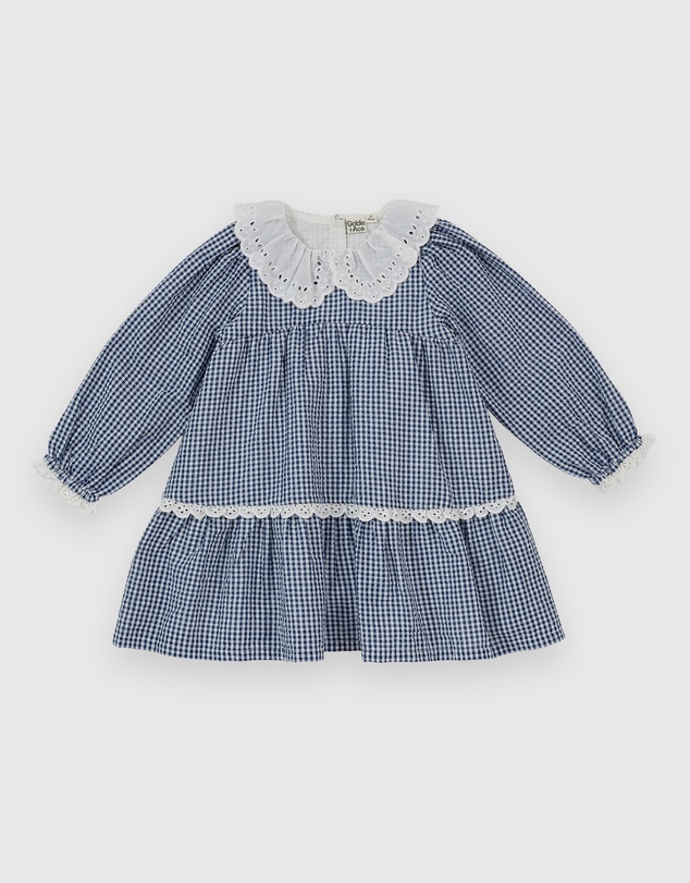 Goldie + Ace - Gingham Collared Dress - Babies-Kids