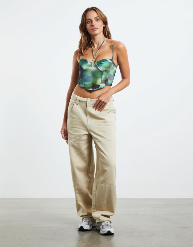Neon Hart - Ash Panelled Carpenter Pants