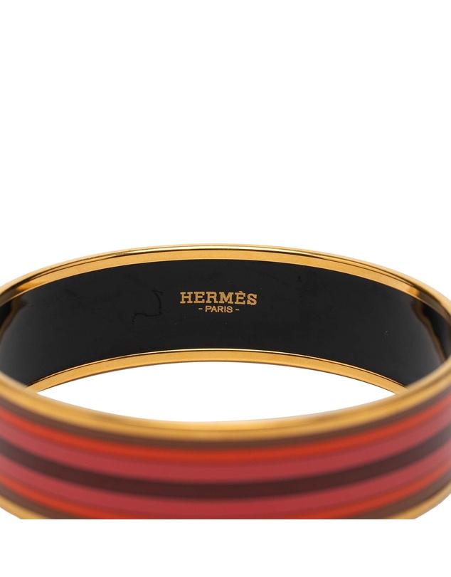Pre-Loved by Azura Reborn - Pre-Loved Wide Printed Enamel Bangle 65