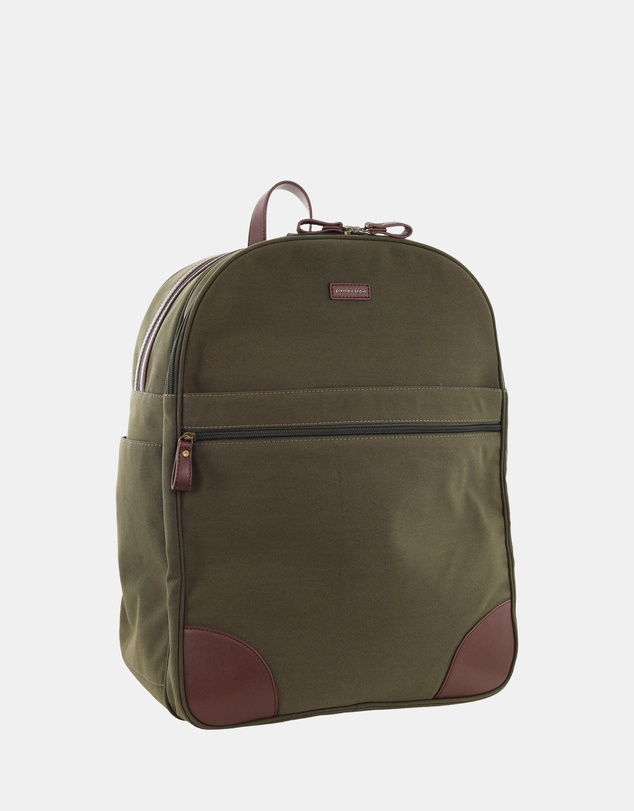 Pierre Cardin - Pierre Cardin Men's Nomad Canvas Backpack
