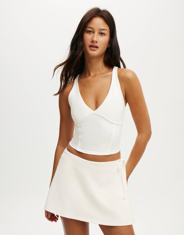 Cotton On Body Active - Ultra Soft Wrap Skirt With Tie