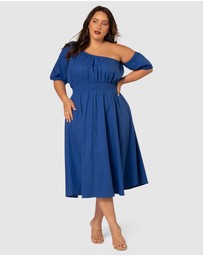 Pink Dusk by Curve Project - Brightside Midi Dress