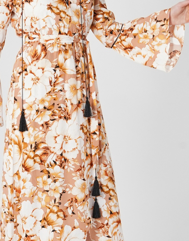 Amelius - Golden Flower Dress