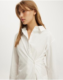 Cotton On - Ella Wrap Long Sleeve Shirt
