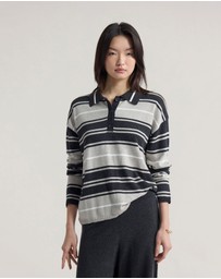 Oxford - Pip Striped Polo Knit