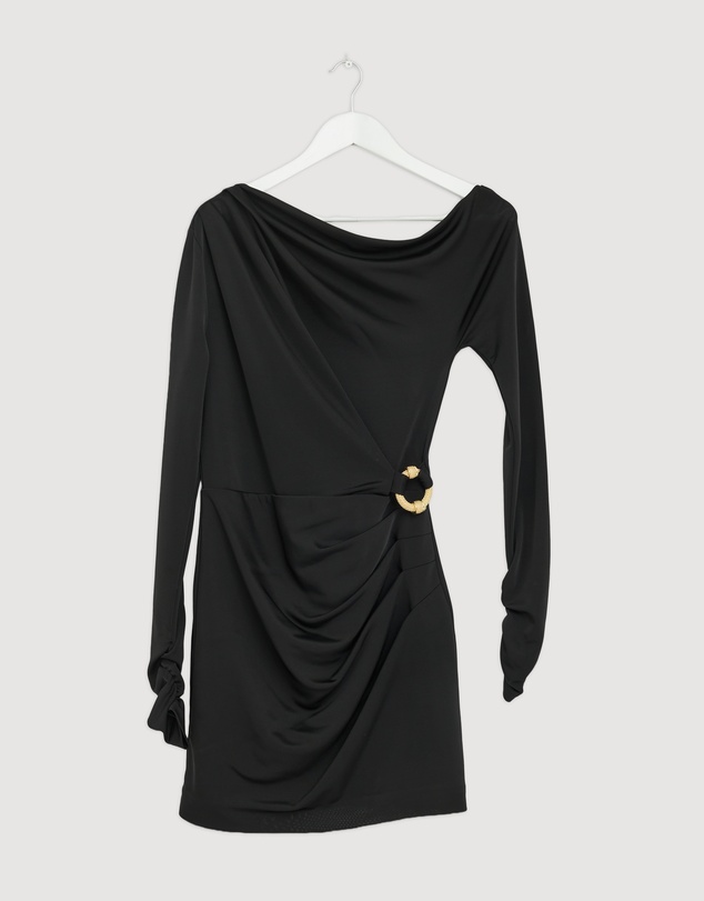 Revibe - Repaired Rebecca Vallance Erin LS Mini Dress - AU 10