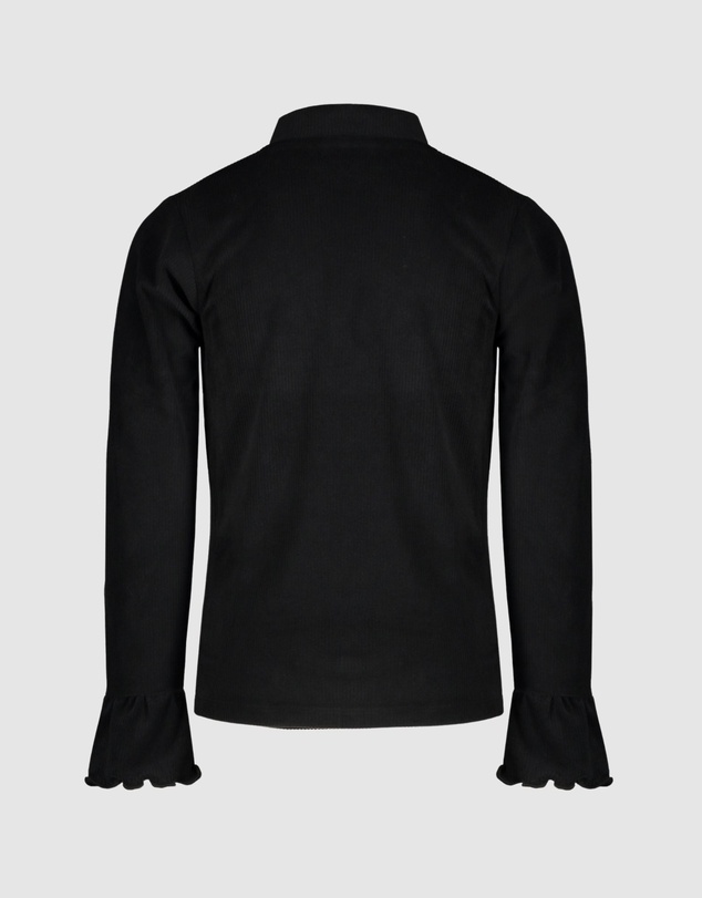 NONO - Kyra Long Sleeve Turtleneck Velour Tee - Kids-Teens