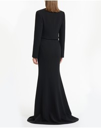 Carla Zampatti - Black Crepe Crop Jacket