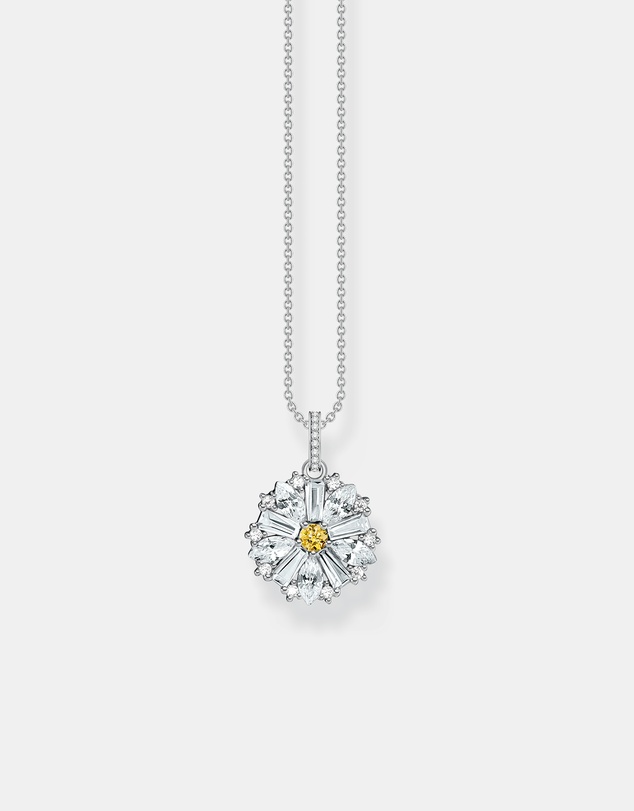 THOMAS SABO - THOMAS SABO Lovely Daisy Pendant Chain in Silver