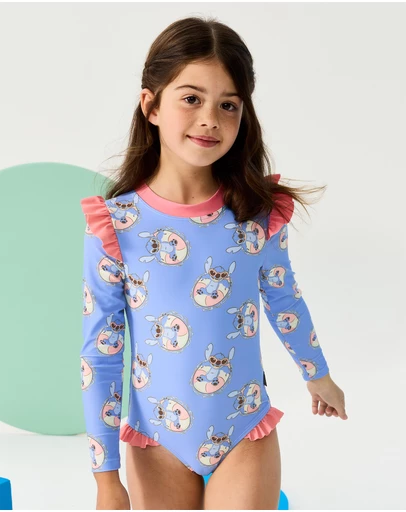 Rock Your Kid - Disney Lilo & Stitch Long Sleeve Swimsuit - ICONIC EXCLUSIVE - Kids-Teens
