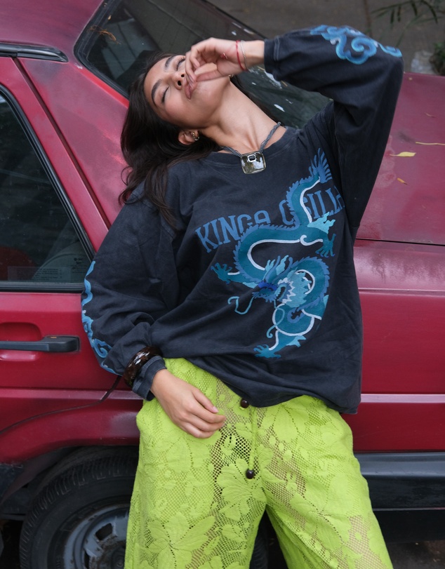 KINGA CSILLA - Rex Dragon Roses LS Tee