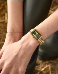 Cluse - Belisenna Watch Steel, Olive, Gold Colour