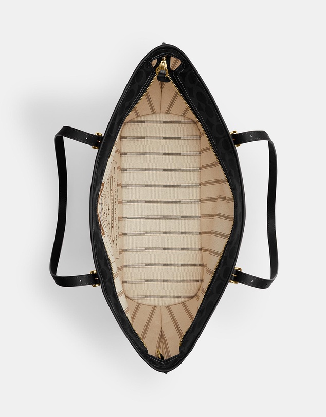 Coach - Signature Coated Canvas Taxi Tote Bag