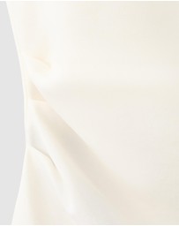 M.N.G - Asymmetrical Blouse With Metallic Detail