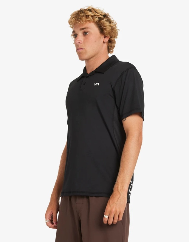 RVCA - Mens Sport Vent Polo Short Sleeve Shirt