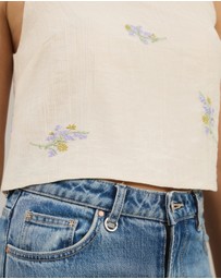 Atmos&Here - Embroidered Shell Top