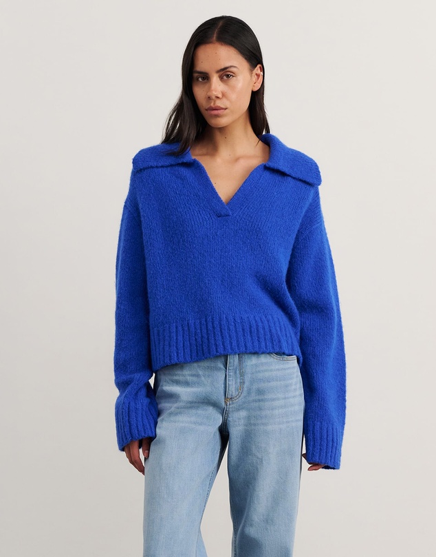 Jag - Lily Collared Knit