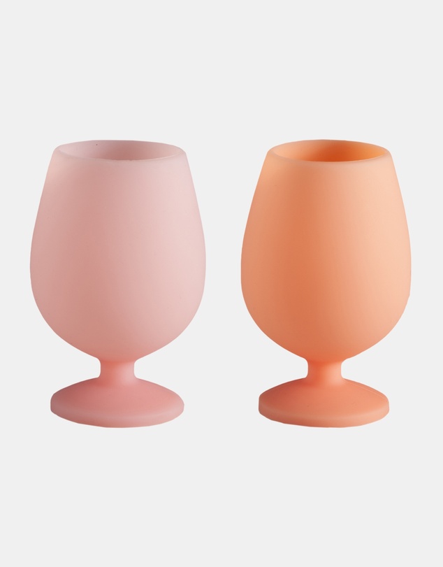 porter green - stemm silicone unbreakable wine glasses
