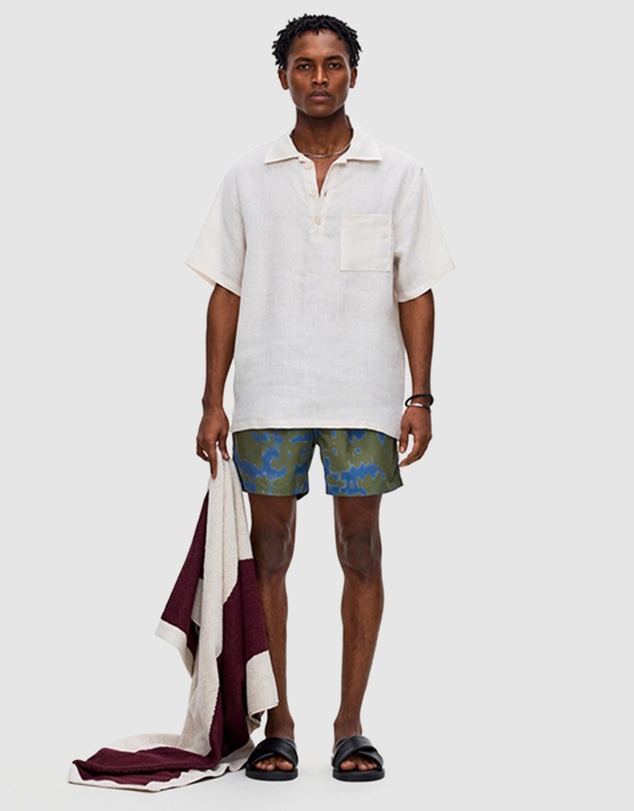 OAS Company - Beige Girona Linen Shirt