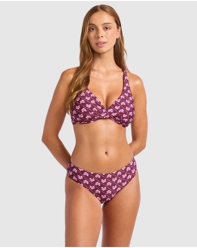 Seafolly - Batik Bloom Retro Bikini Bottom