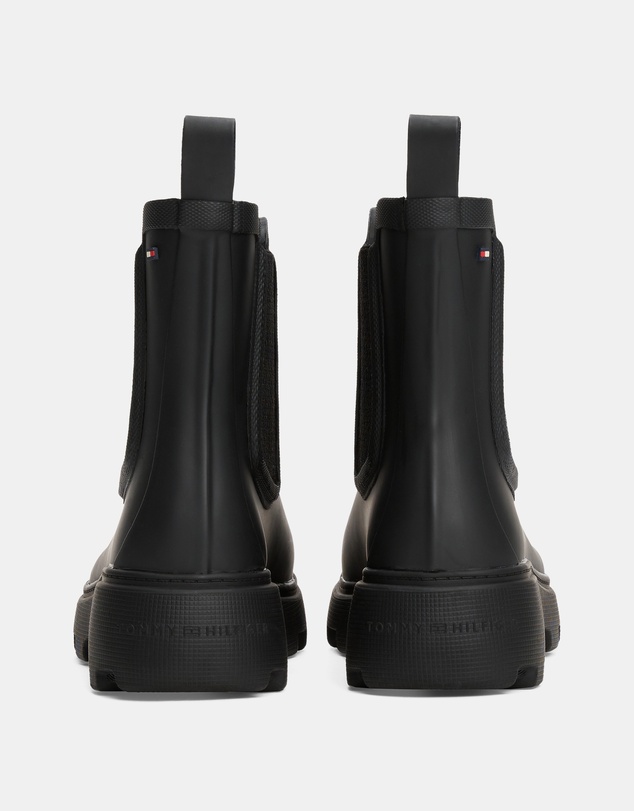 Tommy Hilfiger - Rubber Flag Cleated Rainboots - Women's