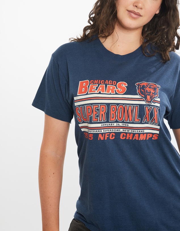 Vintage by The Real Deal - Pre Loved - Vintage 1985 NFL Chicago Bears Super Bowl Tee