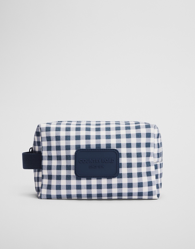 Country Road - Gingham Wash Bag