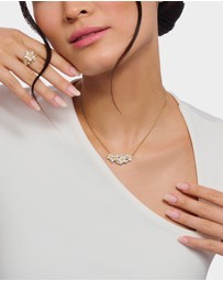 THOMAS SABO - THOMAS SABO Lovely Daisy Necklace with Stones Gold