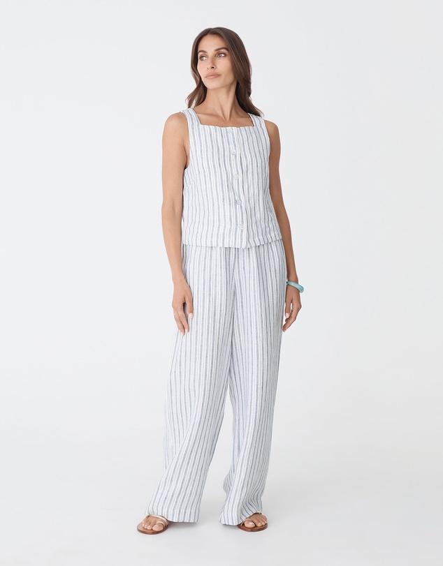 Forcast - Milos Wide Leg Linen Pants