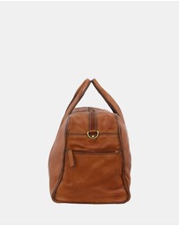 Pierre Cardin - Pierre Cardin Rustic Leather Business/Overnight Bag