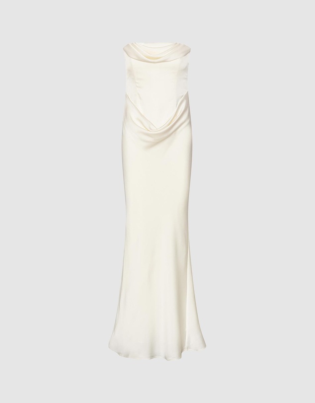 ROTATE - Corsage Long Dress