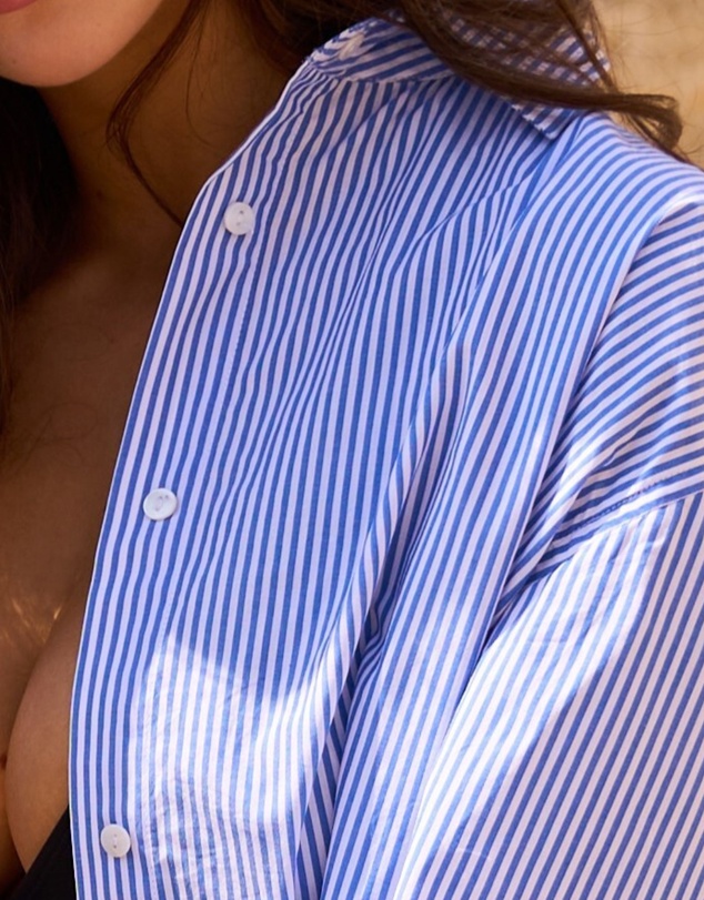 UNE PIECE - Striped Relaxed Button Up Shirt