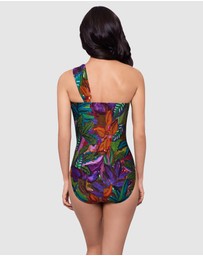 Magicsuit - Cactus Flower Goddess One Shoulder Tummy Control Swimsuit