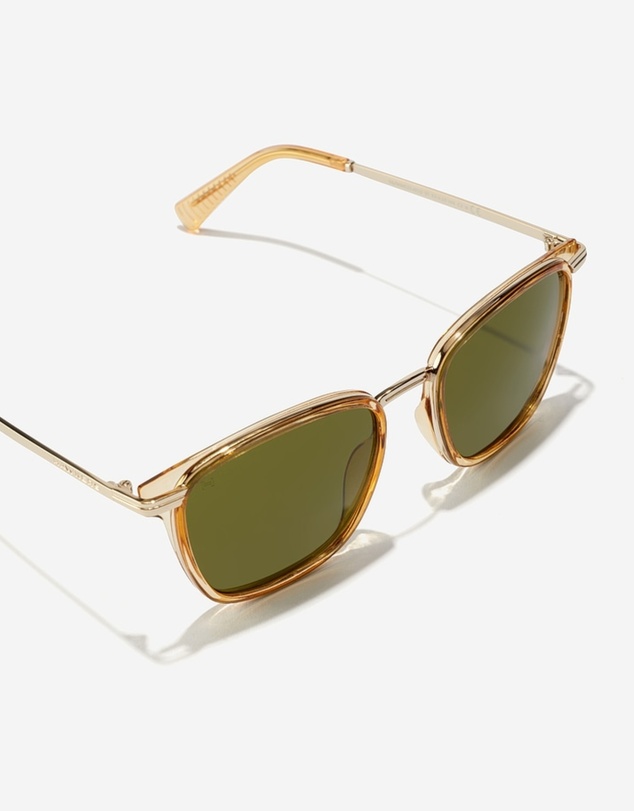 Hawkers Co - HAWKERS - Champagne Juniper Green INK Sunglasses for Men and Women UV400