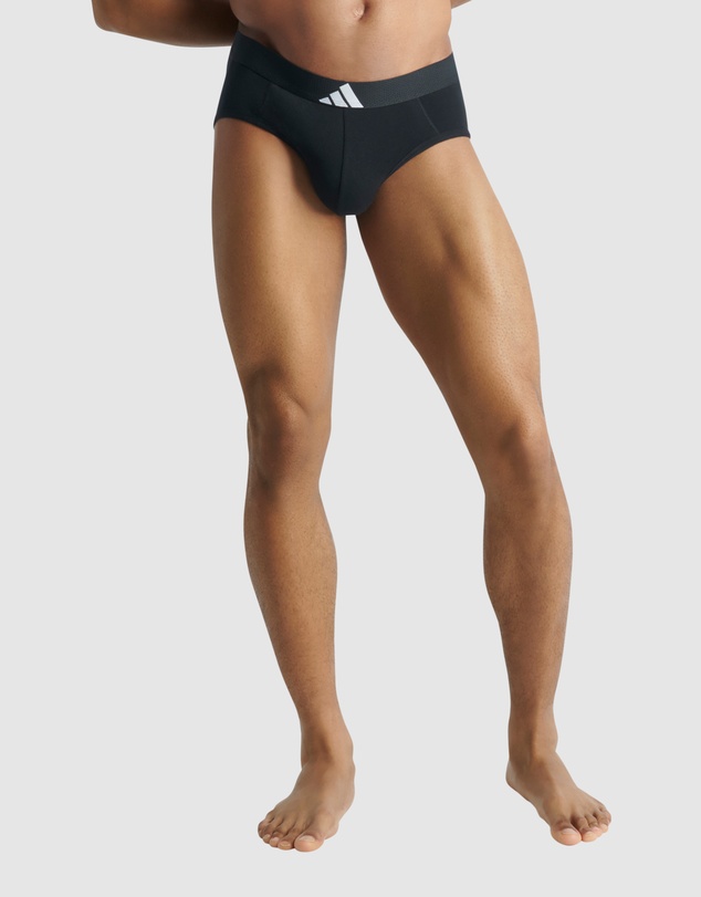 adidas Sportswear - 3 Pack Active Flex Cotton Body Brief Underwear