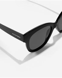 Hawkers Co - HAWKERS - Polarized Black AUDREY RAW Sunglasses for Men and Women UV400