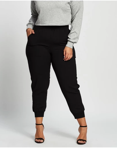 Love Your Wardrobe - Bree Relaxed Rib Cuff Pants