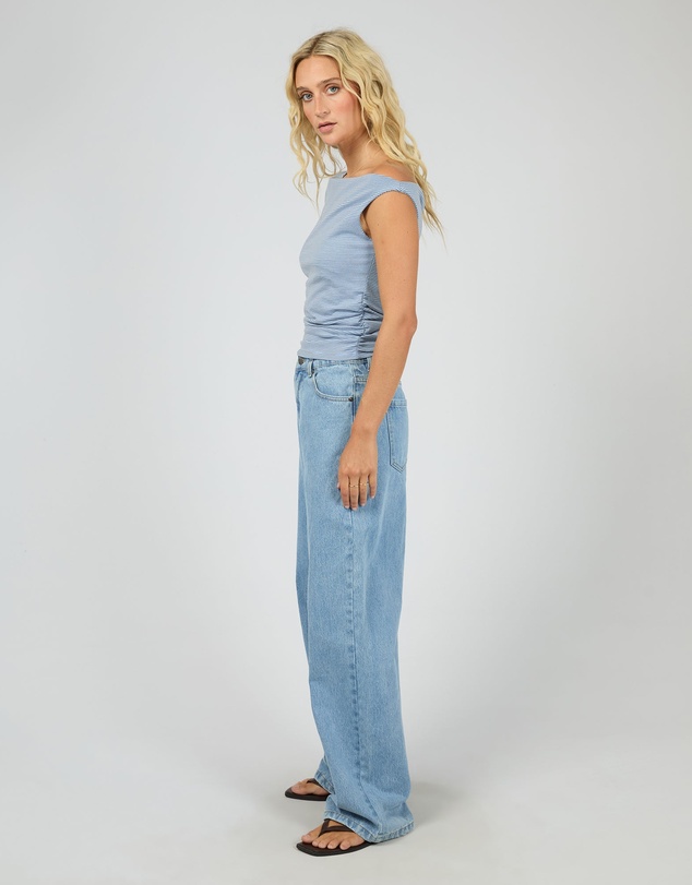 All About Eve - Kylie Stripe Top Blue