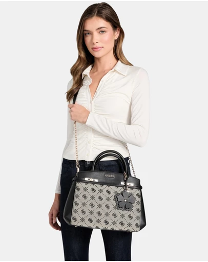 GUESS - Melinda Triple Compartment Satchel Bag