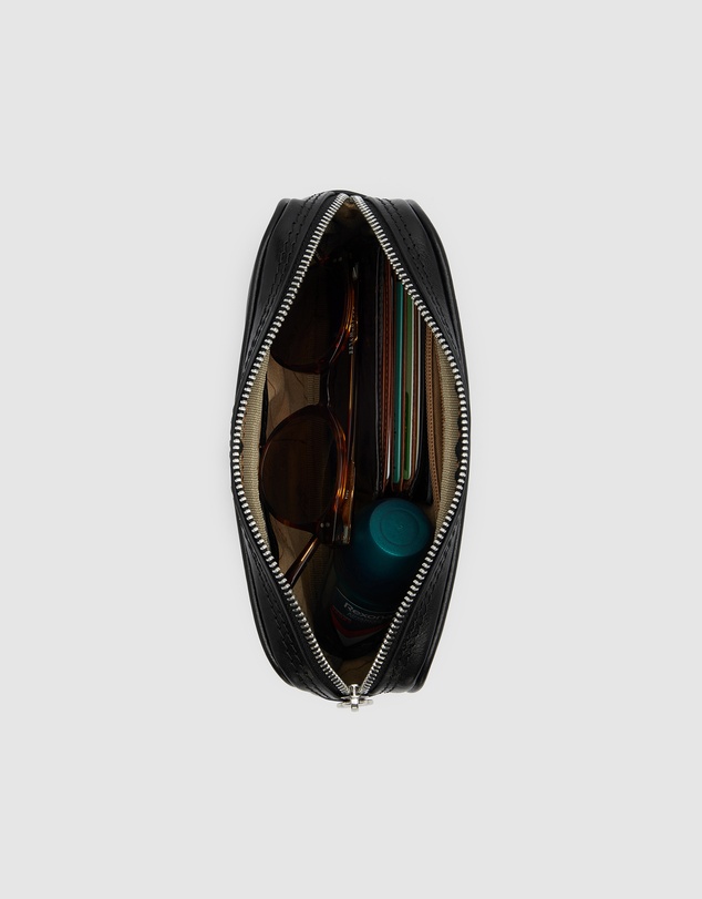 Republic of Florence - Marcus Matt Chocolate Leather Carry Pouch