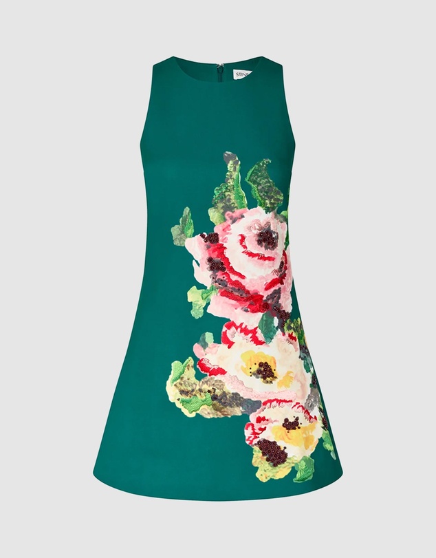 Stine Goya - Heavy Crepe Garter Mini Dress