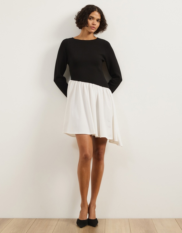Atmos&Here - Maci Knit Combo Mini Dress