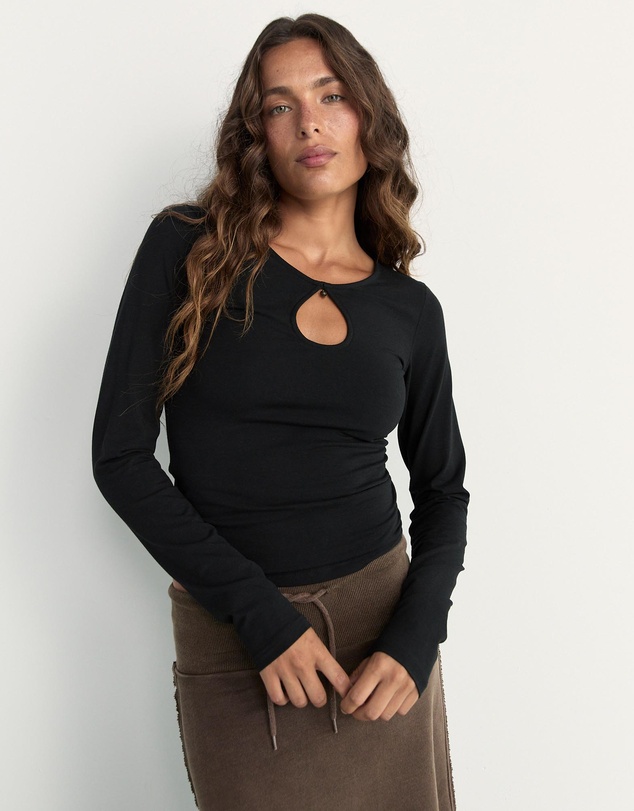 Pinky & Kamal - Beaded Long Sleeve Top