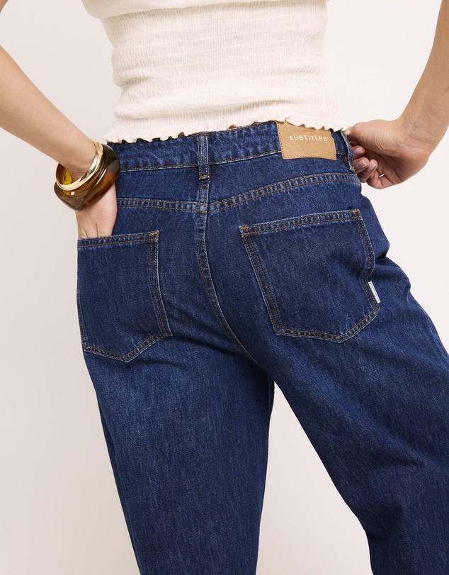 Subtitled - Alexa Mid Rise Relaxed Denim Jeans