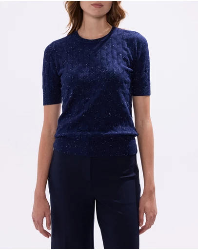Marcs - Thorns And Roses Speckle Knit Top
