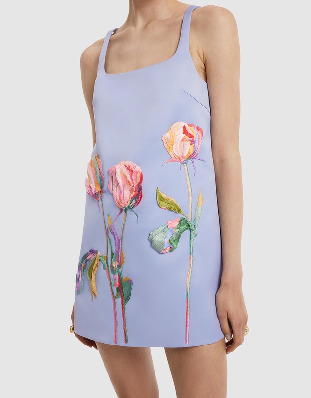 LEO LIN - Mila Embroidered Mini Dress