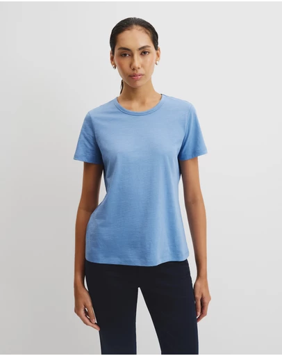 Country Road - Australian Good Earth Cotton Slub Short Sleeve T-shirt