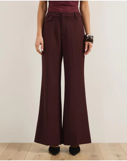 Atmos&Here - Elixia Flare Tailored Pants