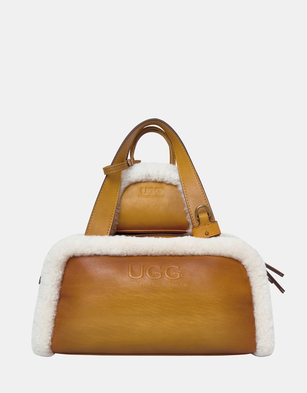 EVERAU - Australian Shepherd Ugg Frothie Bag Sheepskin Upper Bags